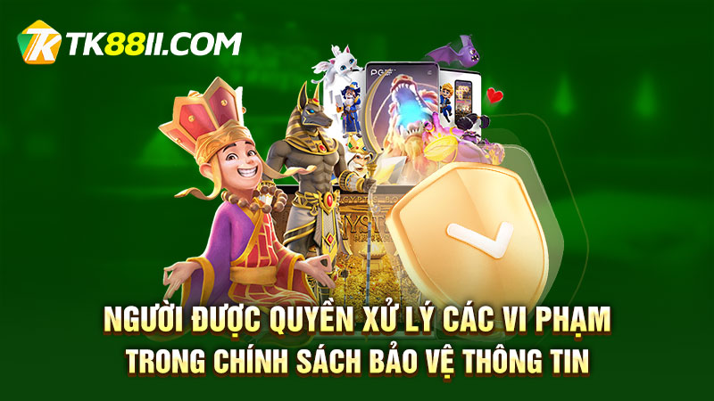 Người được quyền xử lý các vi phạm trong chính sách bảo vệ thông tin